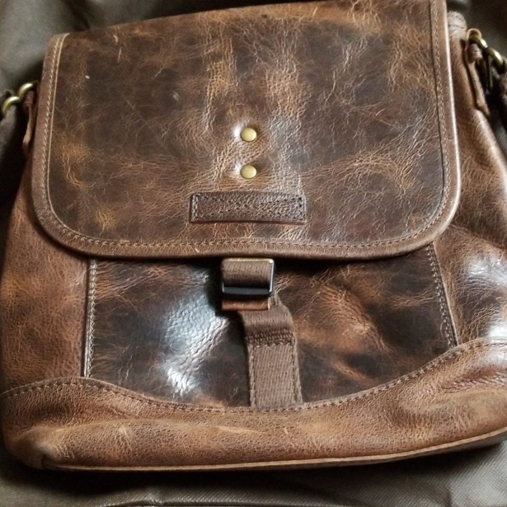 Patricia Nash leather crossbody satchel